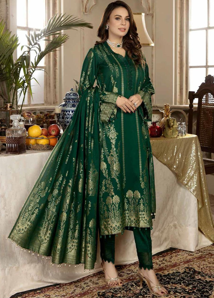 Riaz Arts Broshia Banarsi Lawn Suits Unstitched 3 Piece RA22SHN D-08 - Summer Collection