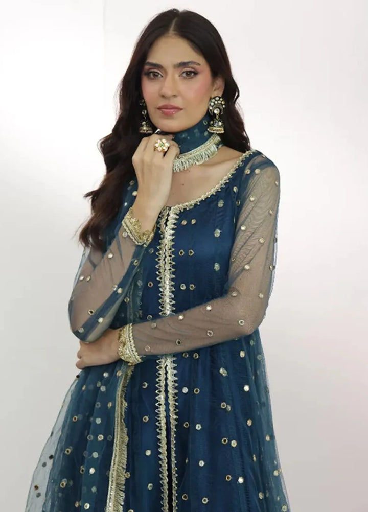 Ripret Pret Embroidered Net 3 Piece Suit Dilafroze