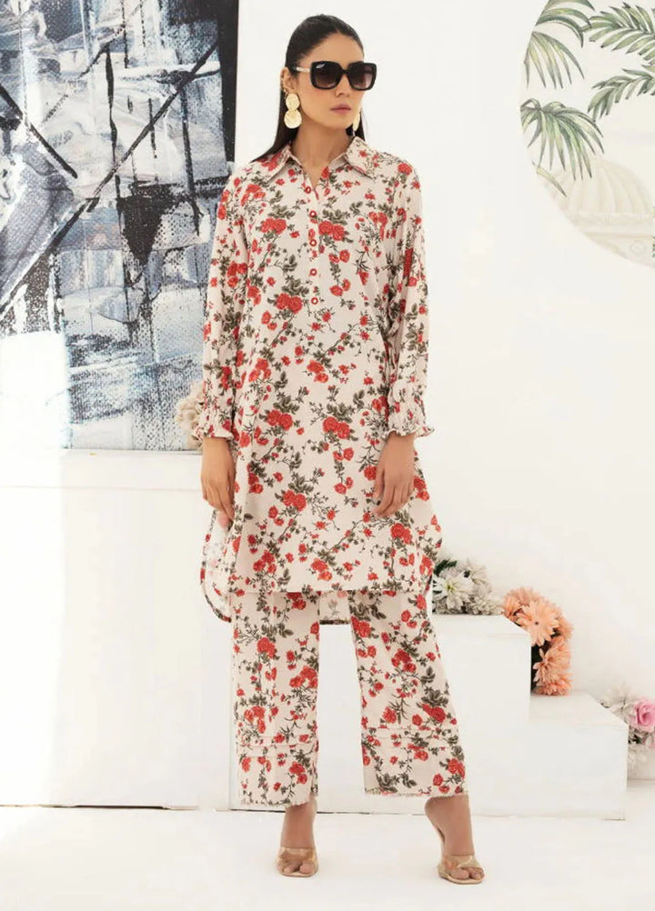 Ripret Pret printed Poly Lawn 2 Piece Suit Maples