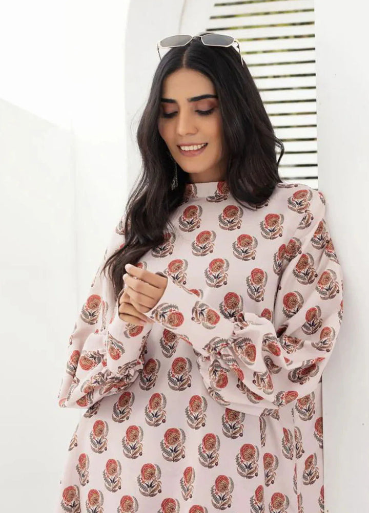 Ripret Pret printed Poly Lawn 2 Piece Suit Rust floral