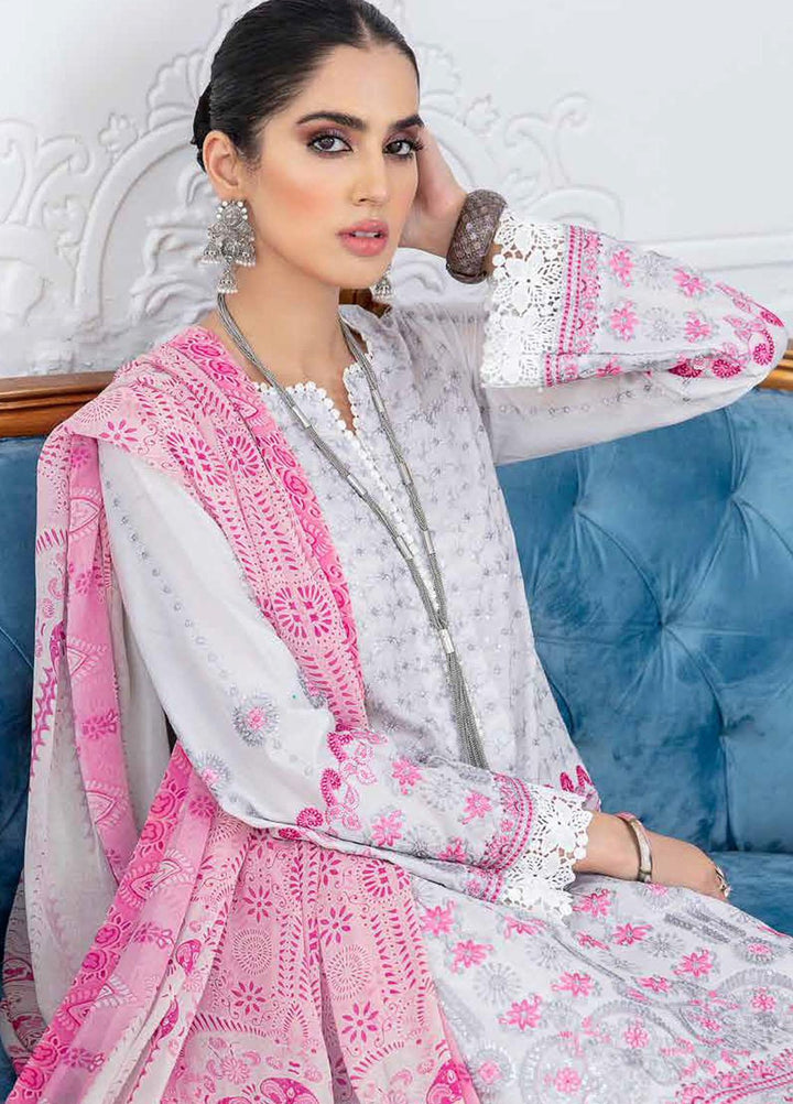 Riwaj by Banafsheh Embroidered Lawn Suits Unstitched 3 Piece BF21R RW-04 - Summer Collection