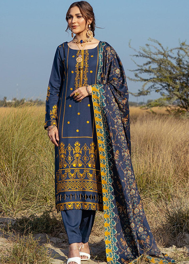 Riwaj By Banafsheh Embroidered Karandi Suits Unstitched 3 Piece BF22R BNK-03 - Winter Collection