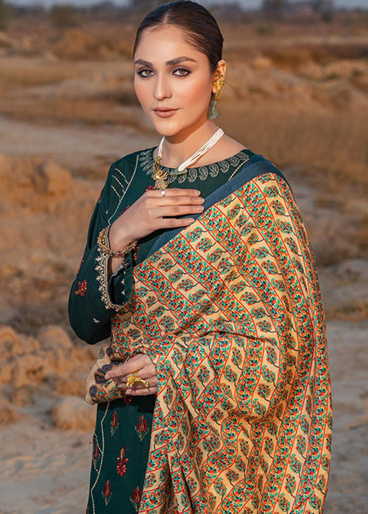 Riwaj By Banafsheh Embroidered Karandi Suits Unstitched 3 Piece BF22R BNK-08 - Winter Collection