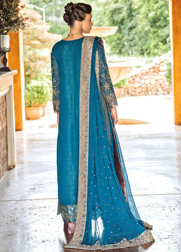 Riwayat by Maryum N Maria Embroidered Chiffon Suits Unstitched 3 Piece MNM24RW Ayomi MW24-554 - Formal Collection