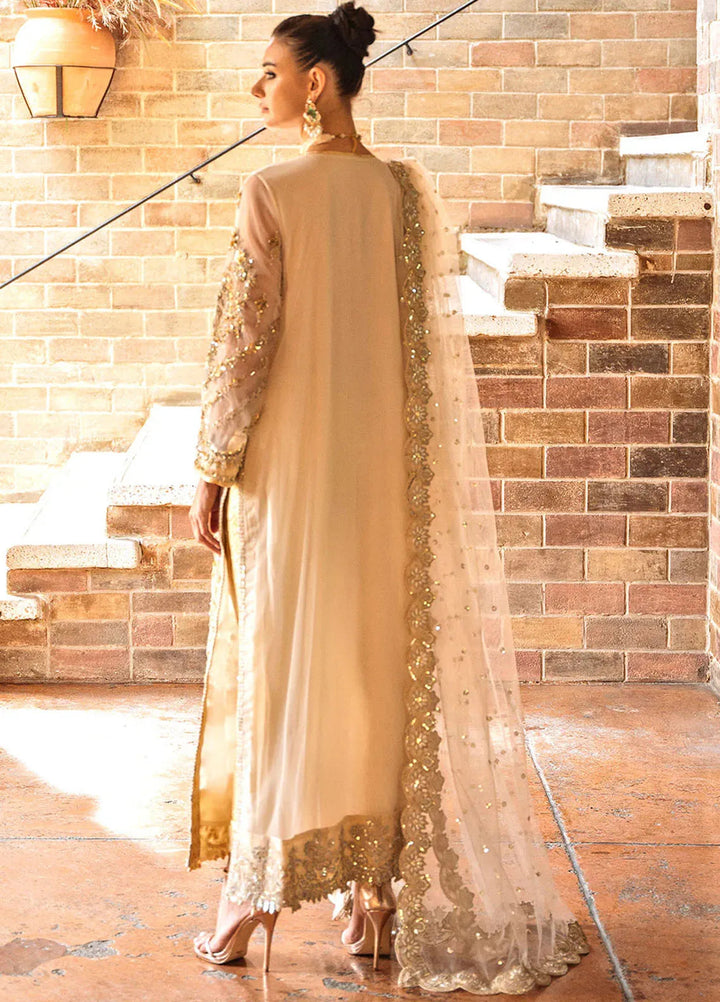 Riwayat by Maryum N Maria Embroidered Net Suits Unstitched 3 Piece MNM24RW Bhakthi MW24-560 - Formal Collection