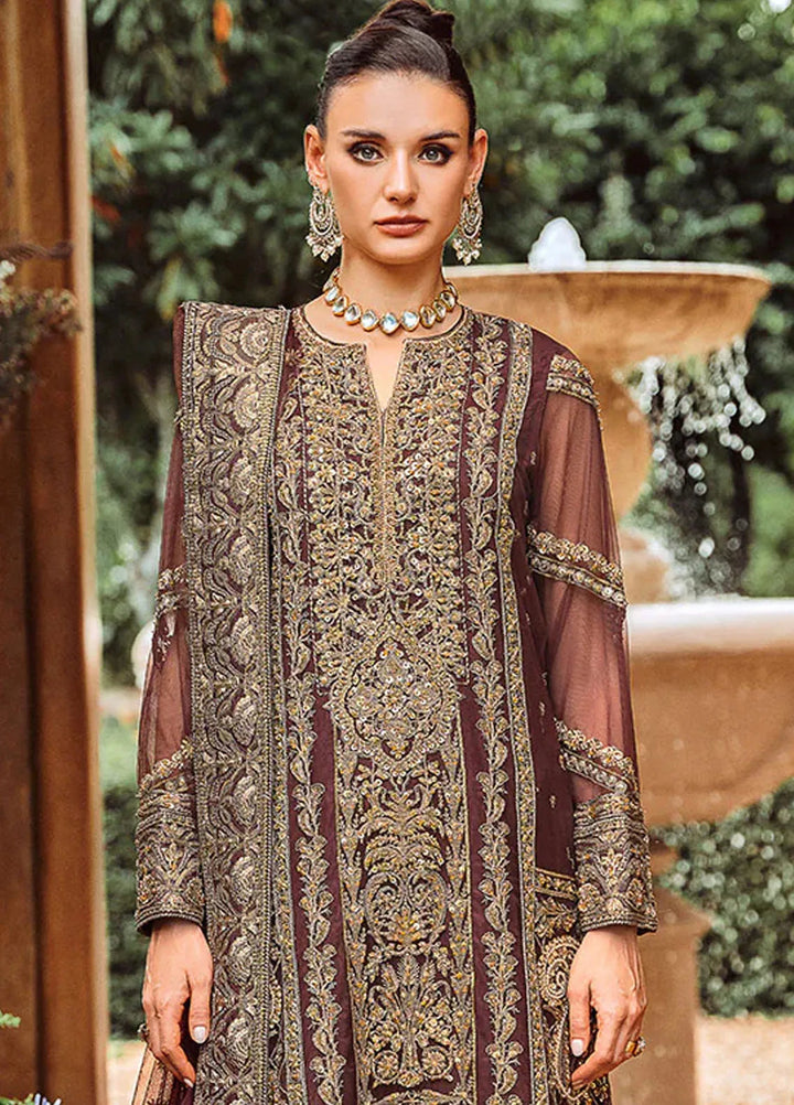 Riwayat by Maryum N Maria Embroidered Net Suits Unstitched 3 Piece MNM24RW Nikini MW24-559 - Formal Collection