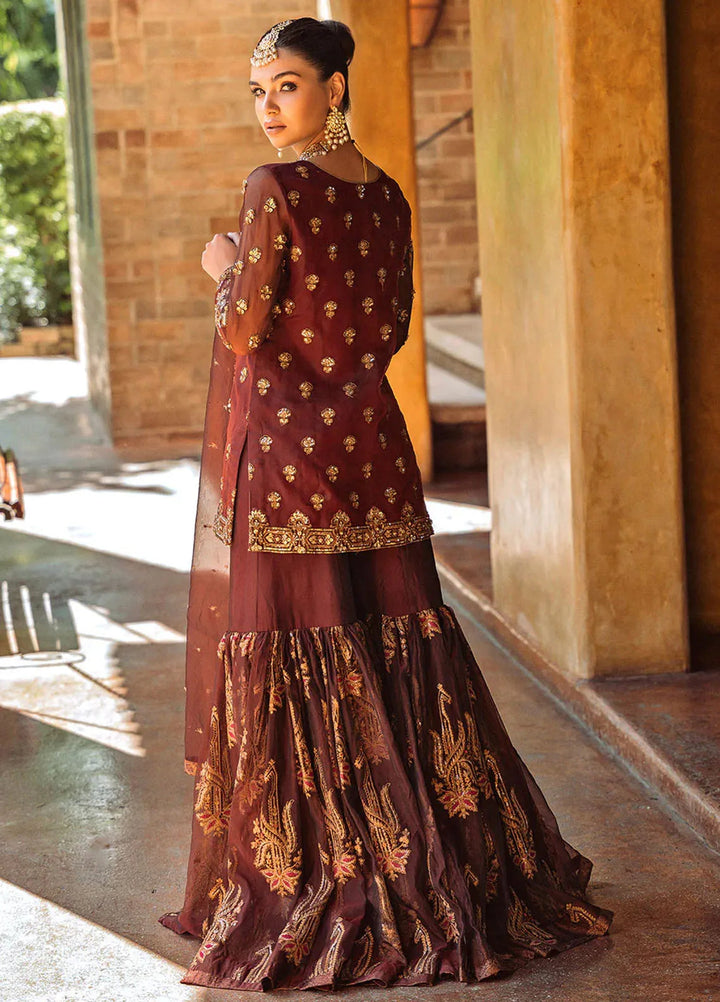 Riwayat by Maryum N Maria Embroidered Nylon Organza Suits Unstitched 3 Piece MNM24RW Eromi MW24-553 - Formal Collection