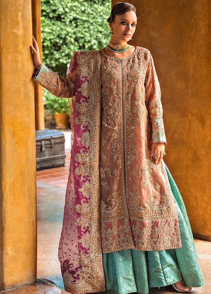 Riwayat by Maryum N Maria Embroidered Organza Suits Unstitched 3 Piece MNM24RW Hinni MW24-558 - Formal Collection