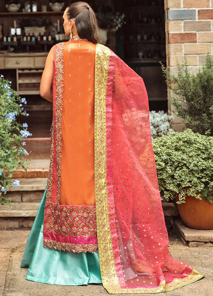 Riwayat by Maryum N Maria Embroidered Organza Suits Unstitched 3 Piece MNM24RW Kalani MW24-556 - Formal Collection