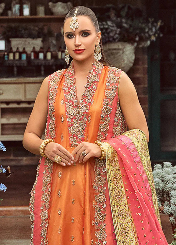 Riwayat by Maryum N Maria Embroidered Organza Suits Unstitched 3 Piece MNM24RW Kalani MW24-556 - Formal Collection