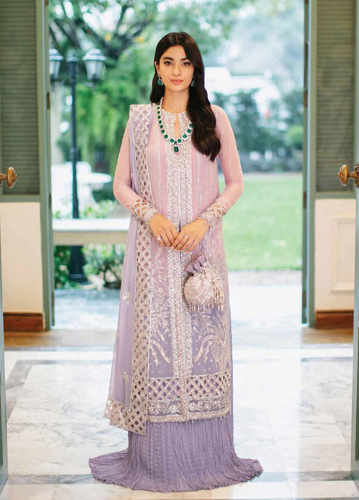 Aafreen By Roheenaz Embroidered Chiffon Suits Unstitched 4 Piece RO22KC RNZ22-07 Alisha - Luxury Collection