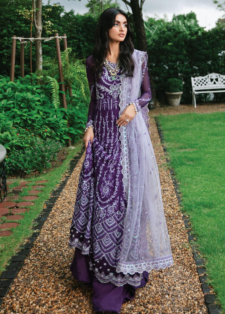 Aafreen By Roheenaz Embroidered Chiffon Suits Unstitched 4 Piece RO22KC RNZ22-08 Amaya - Luxury Collection