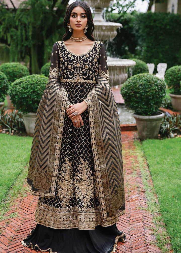 Aafreen By Roheenaz Embroidered Chiffon Suits Unstitched 4 Piece RO22KC RNZ22-09 Leena - Luxury Collection