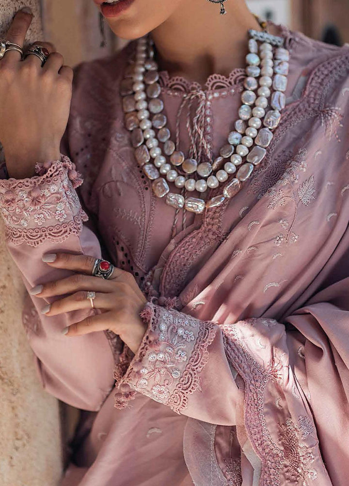 Roheenaz Embroidered Linen Suits Unstitched 3 Piece RO21WF RNW21-8B - Winter Collection