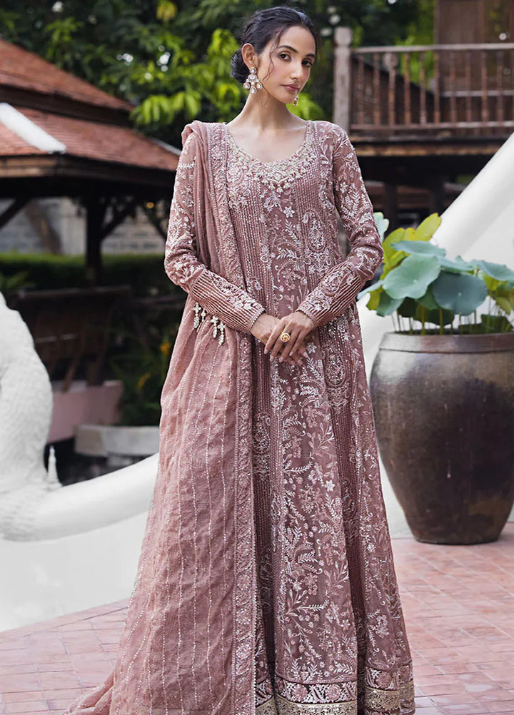 Roohi By Mushq Embroidered Organza Suit Unstitched 4 Piece MQ24R Vaniya - Luxury Collection