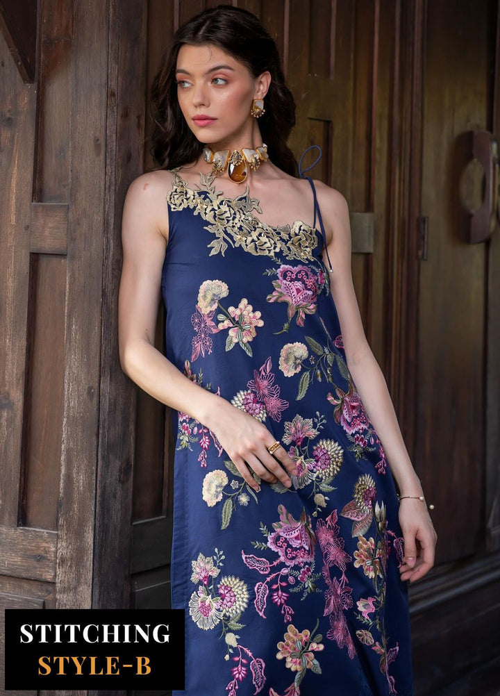 Rosemary And Ruffles By Asifa And Nabeel Embroidered Lawn Suit Unstitched 3 Piece AN24R RRL-05 Whimsical - Luxury Summer Collection