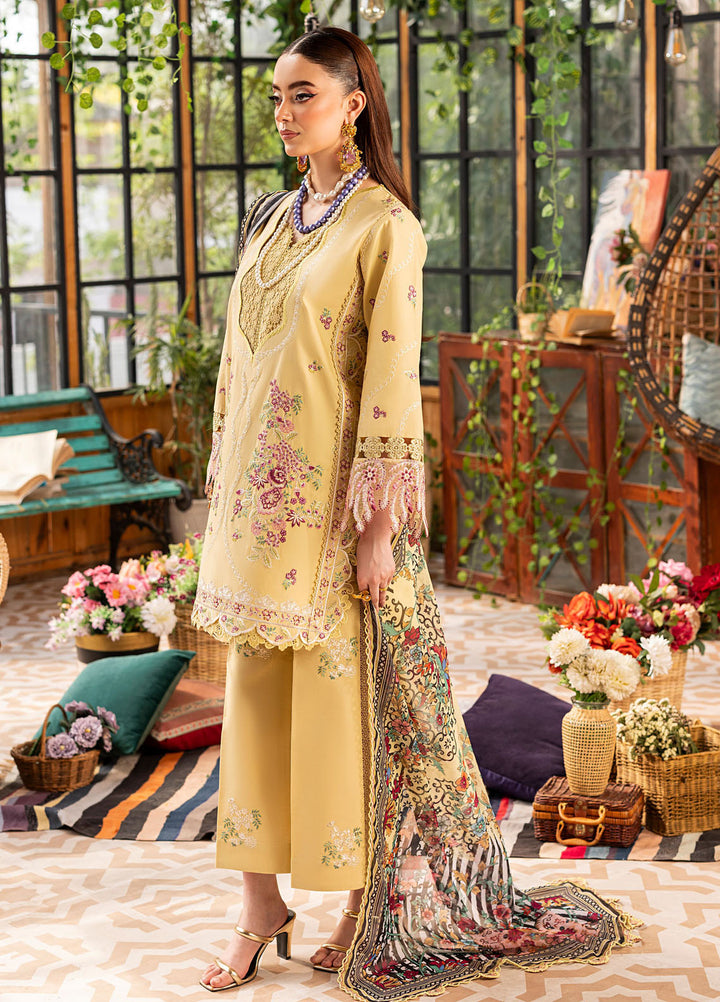 Roses De Feu by Sahane Embroidered Lawn Suits Unstitched 3 Piece SNE25RF CT-22004 Eclat - Summer Collection