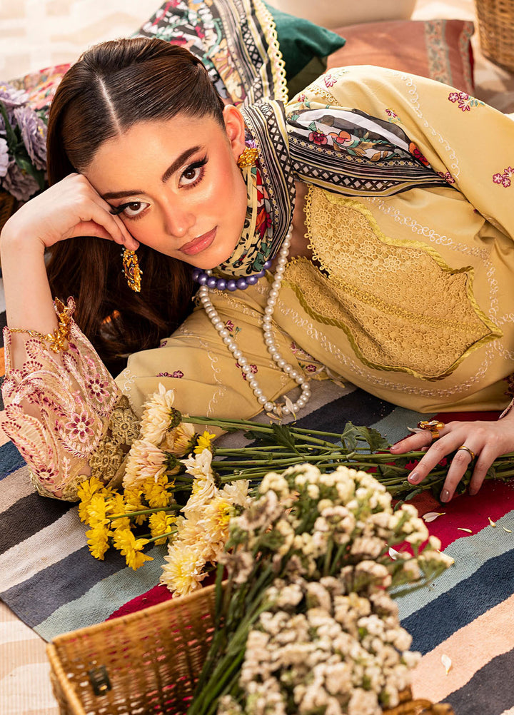 Roses De Feu by Sahane Embroidered Lawn Suits Unstitched 3 Piece SNE25RF CT-22004 Eclat - Summer Collection