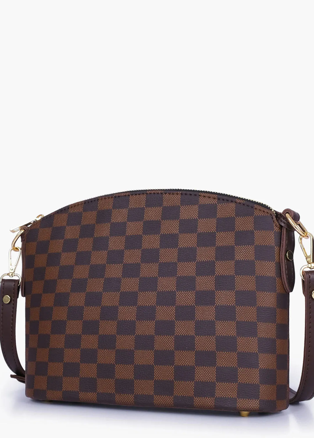 RTW Creation Checkered Dome Cross Body Bag CDC-03