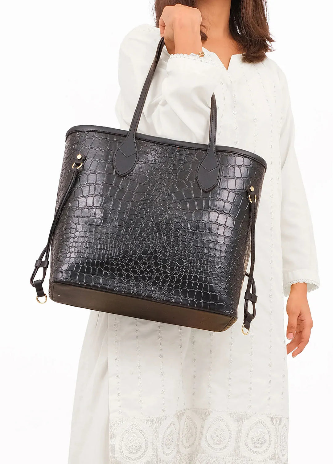 RTW Creation Crocodile NeverFull Tote Bag NFT-01