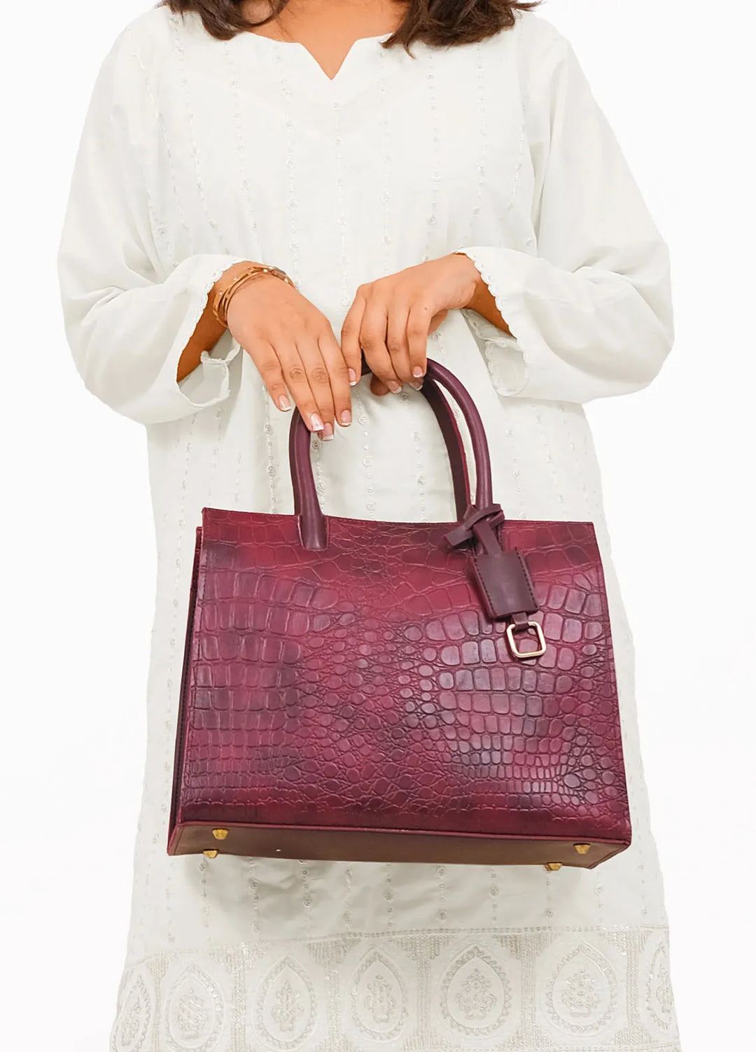 RTW Creation Crocodile Vintage Handbag CVH-03