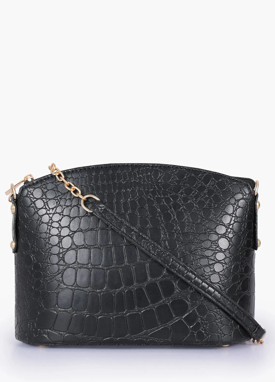 RTW Creation Crocodile With Chain strap Cross Body Bag CCS-01