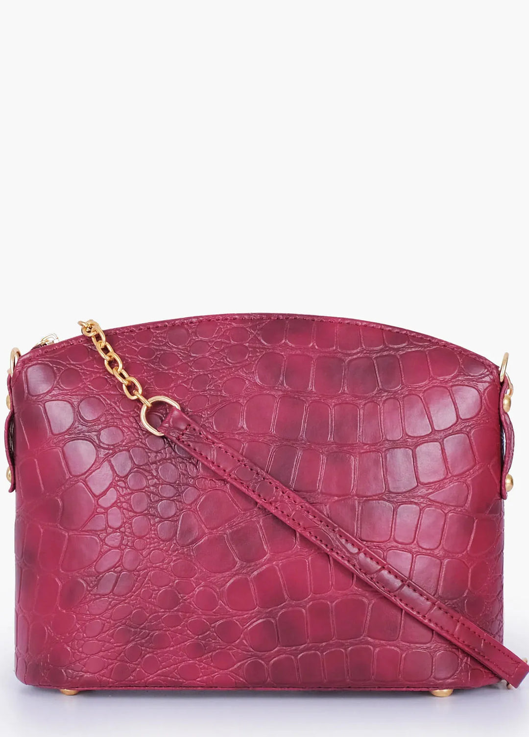 RTW Creation Crocodile With Chain strap Cross Body Bag CCS-02