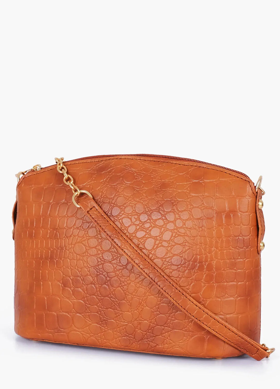 RTW Creation Crocodile With Chain strap Cross Body Bag CCS-03