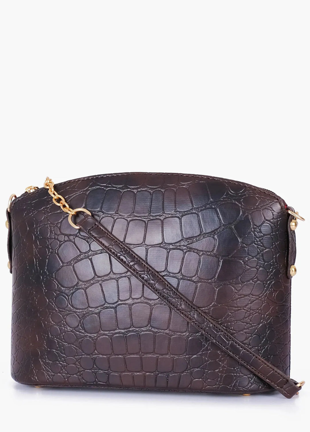 RTW Creation Crocodile With Chain strap Cross Body Bag CCS-04