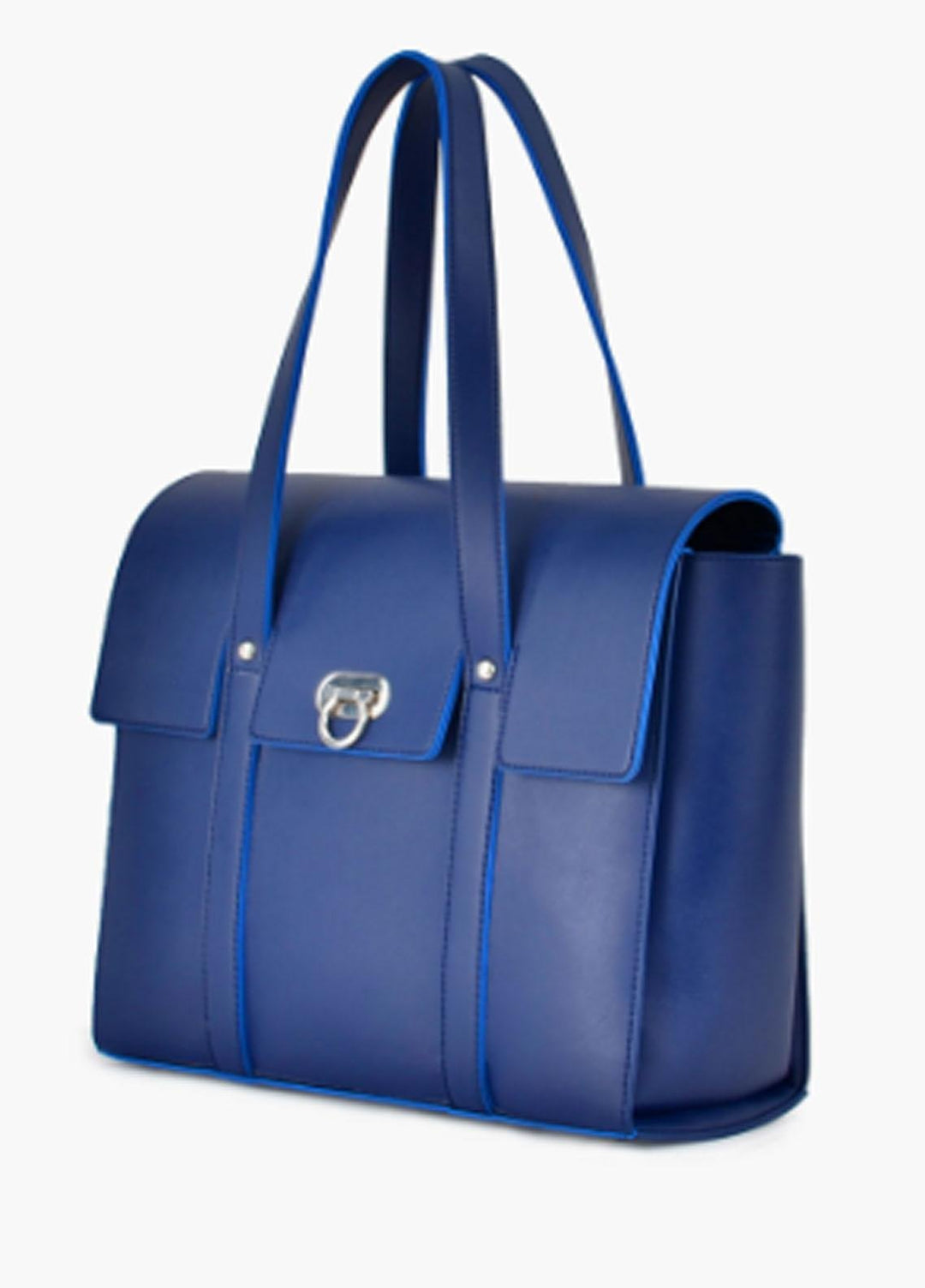 RTW Creation Hand Bag Csb-08 Blue Carry-All Satchel Bag - Women Hand Bags
