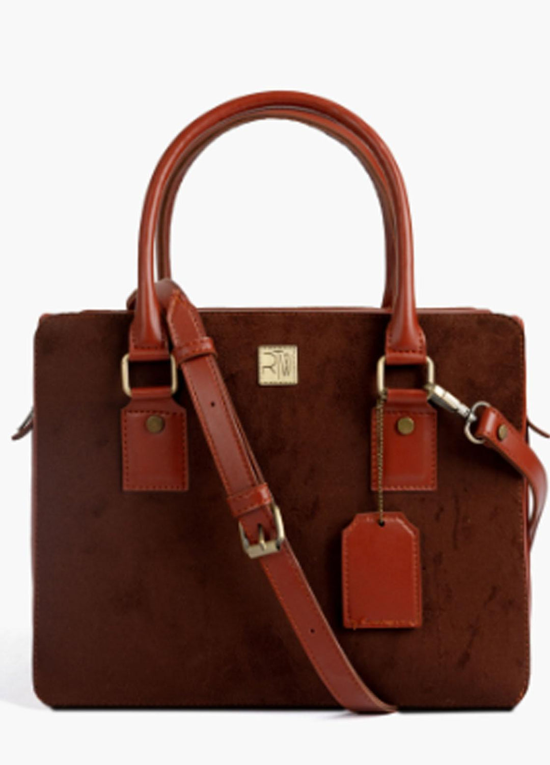 RTW Creation Hand Bag Mdb-04 Rust Mini Duffle Bag - Women Hand Bags