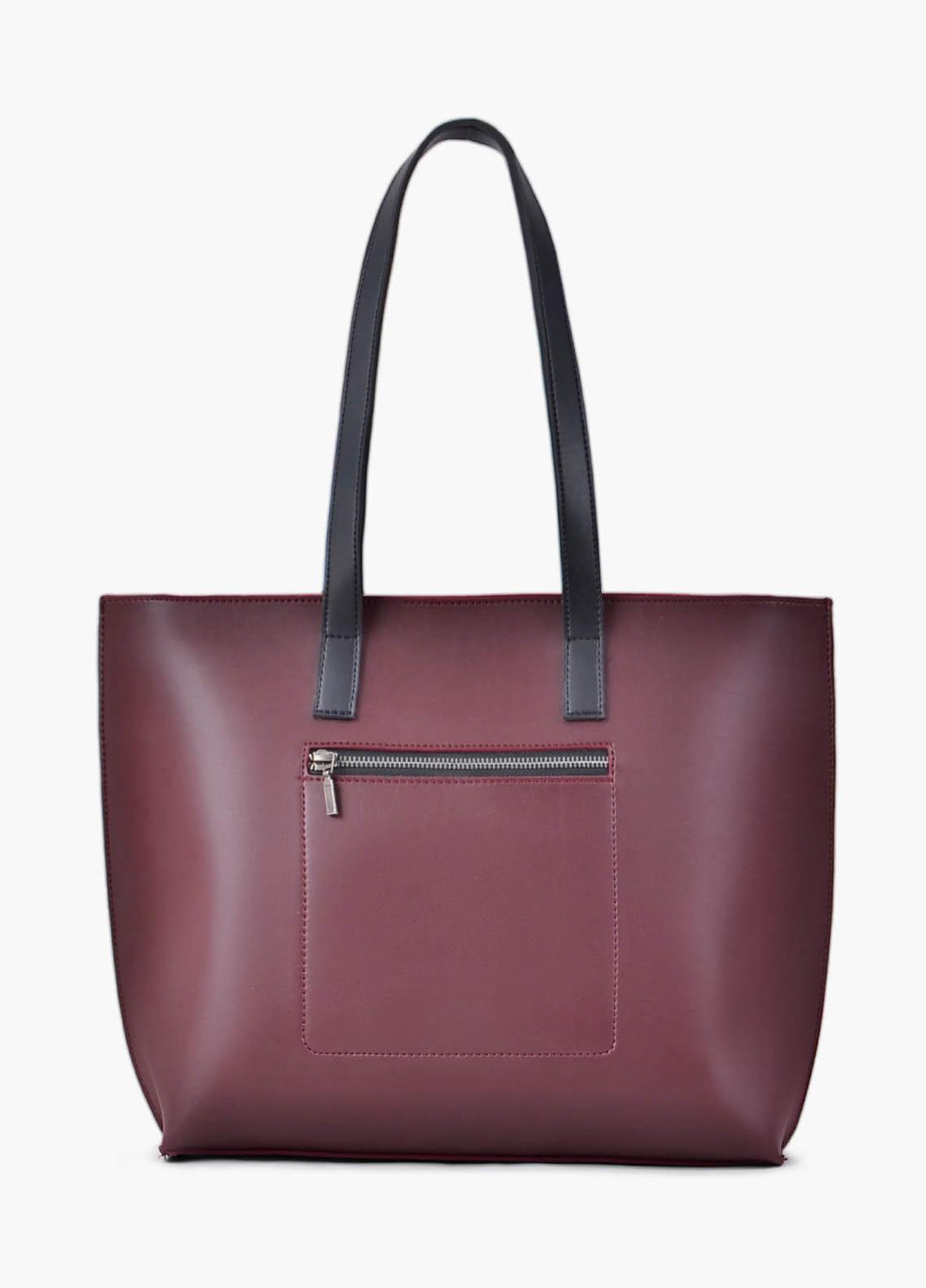 RTW Creation Tote Bag Dctn-05 Burgundy Long Handle Tote Bag - Women Totes Bags