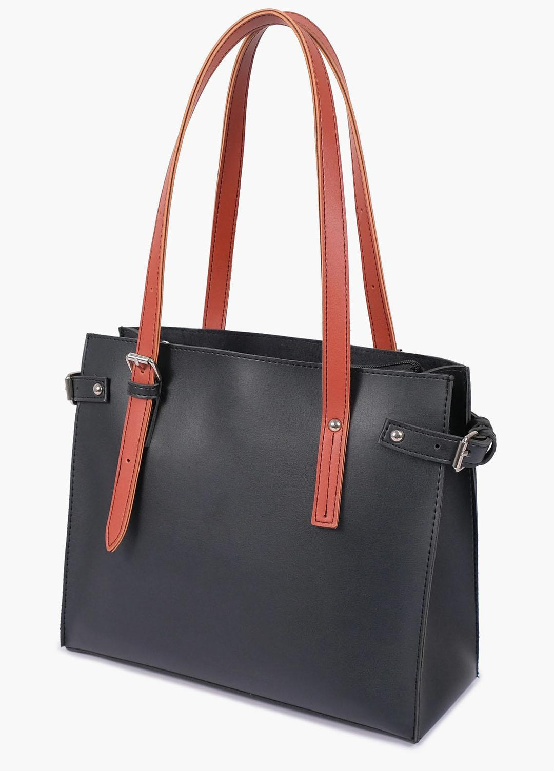RTW Creation Tote Bag Tsb-08 Black Satchel Tote Bag - Women Totes Bags