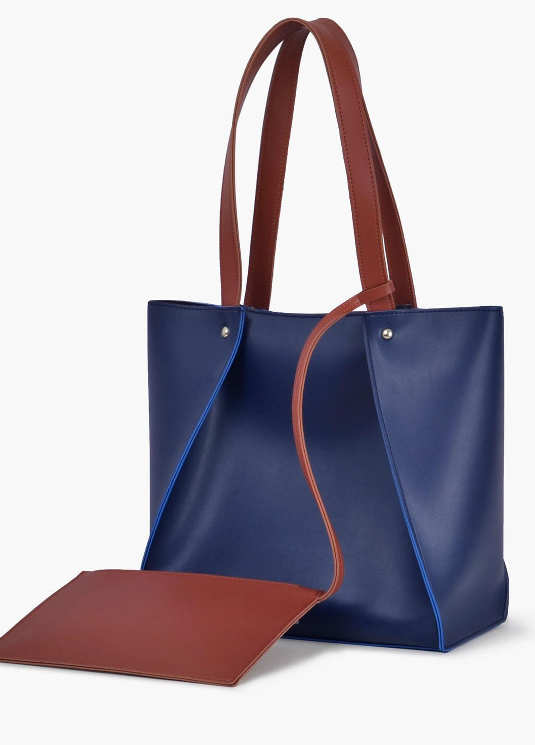 RTW Creation Tote Bag Stb-08 Blue Shopping Tote Bag - Women Totes Bags