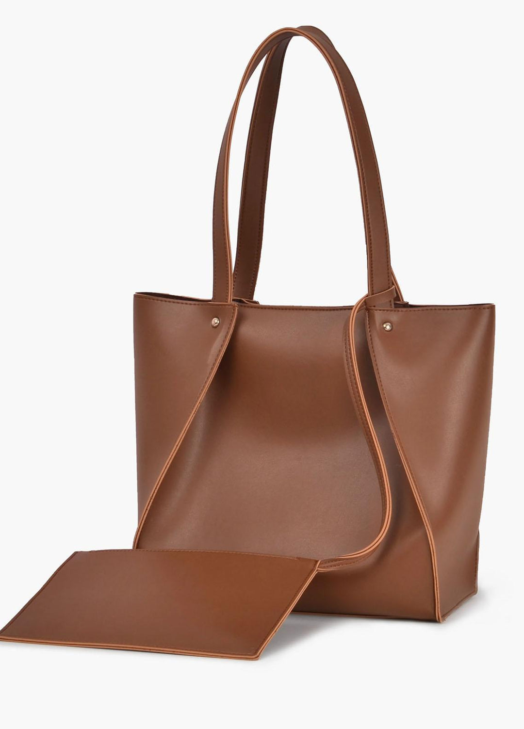 RTW Creation Tote Bag Stb-04 Brown Shopping Tote Bag - Women Totes Bags