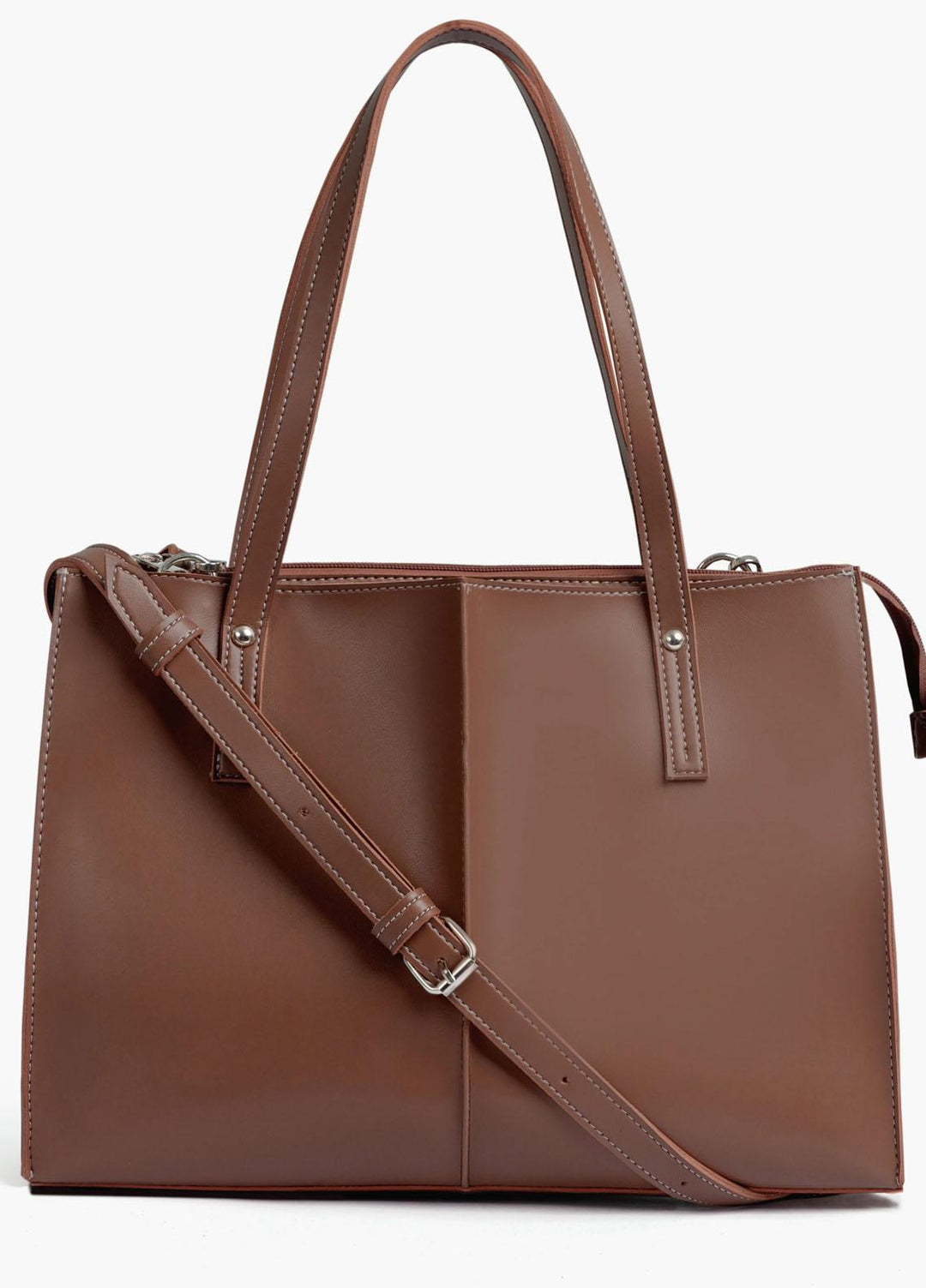 RTW Creation Tote Bag Wtb-07 Brown Work Tote Bag - Women Totes Bags