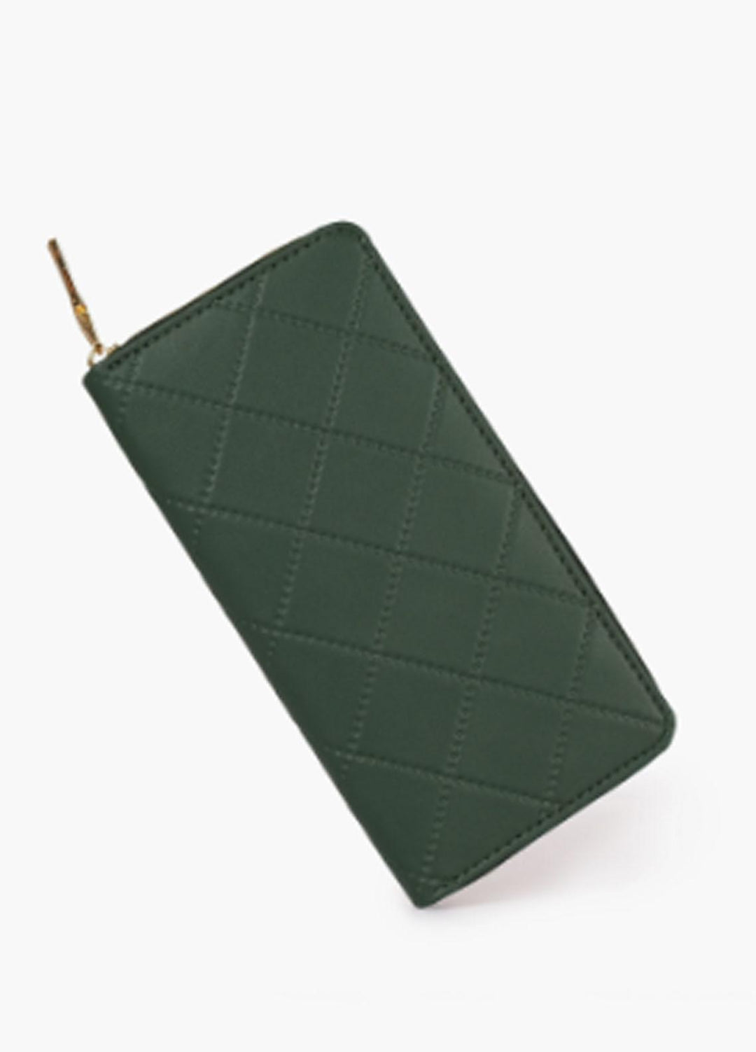 RTW Creation    Wallet RTW23WW WLT-16 Army Green Quilted Pattern Wallet - Women Wallet Collection