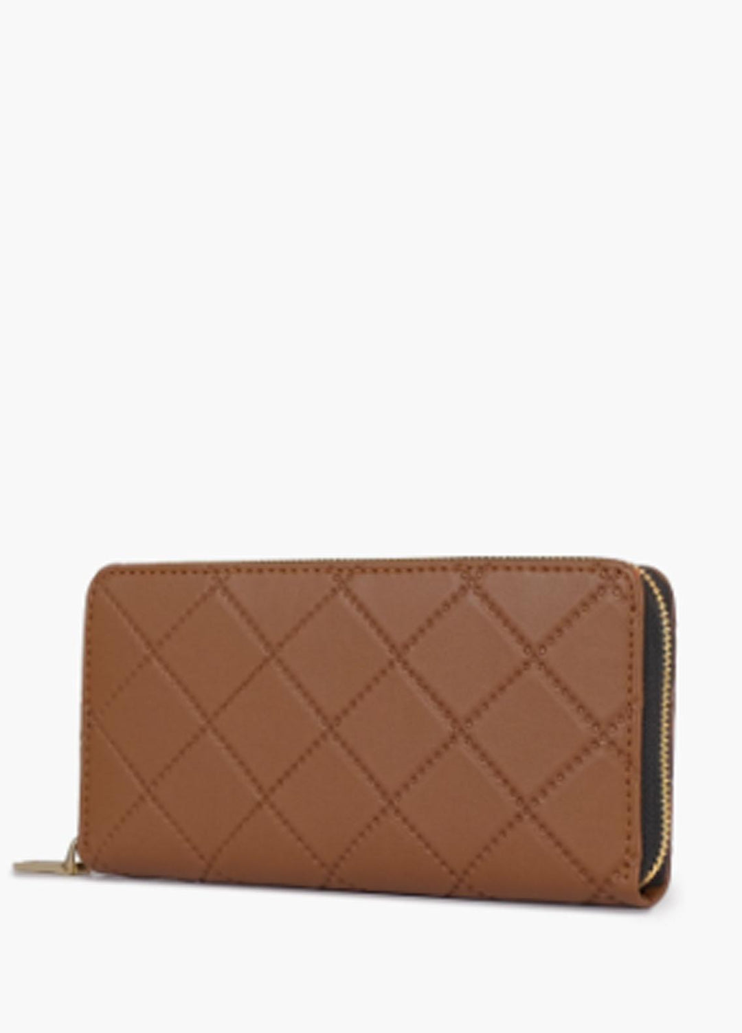 RTW Creation    Wallet RTW23WW WLT-14 Brown Quilted Pattern Wallet - Women Wallet Collection