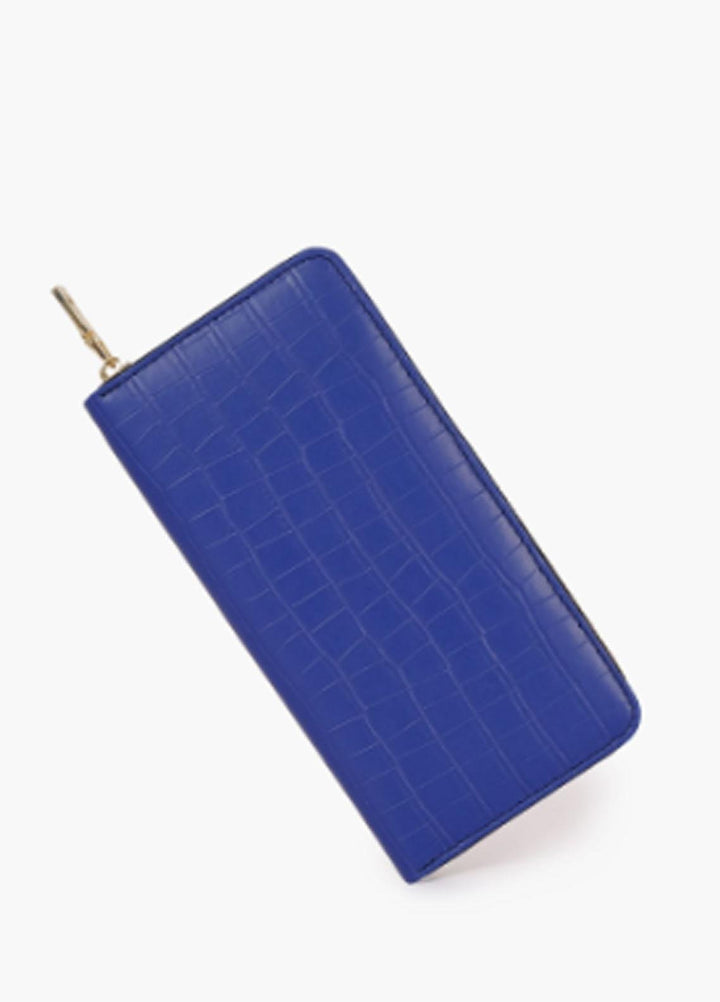 RTW Creation    Wallet RTW23WW WLT-06 Blue Crocodile Pattern Wallet - Women Wallet Collection