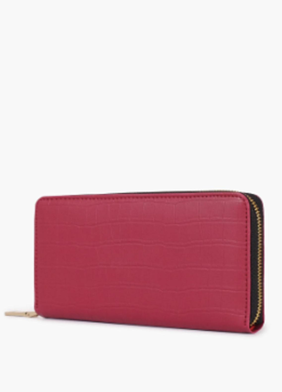 RTW Creation    Wallet RTW23WW WLT-05 Burgundy Crocodile Pattern Wallet - Women Wallet Collection