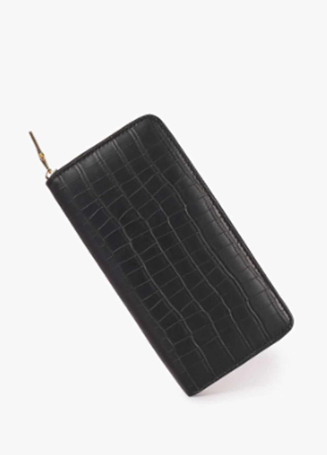 RTW Creation    Wallet RTW23WW WLT-04 Black Crocodile Pattern Wallet - Women Wallet Collection