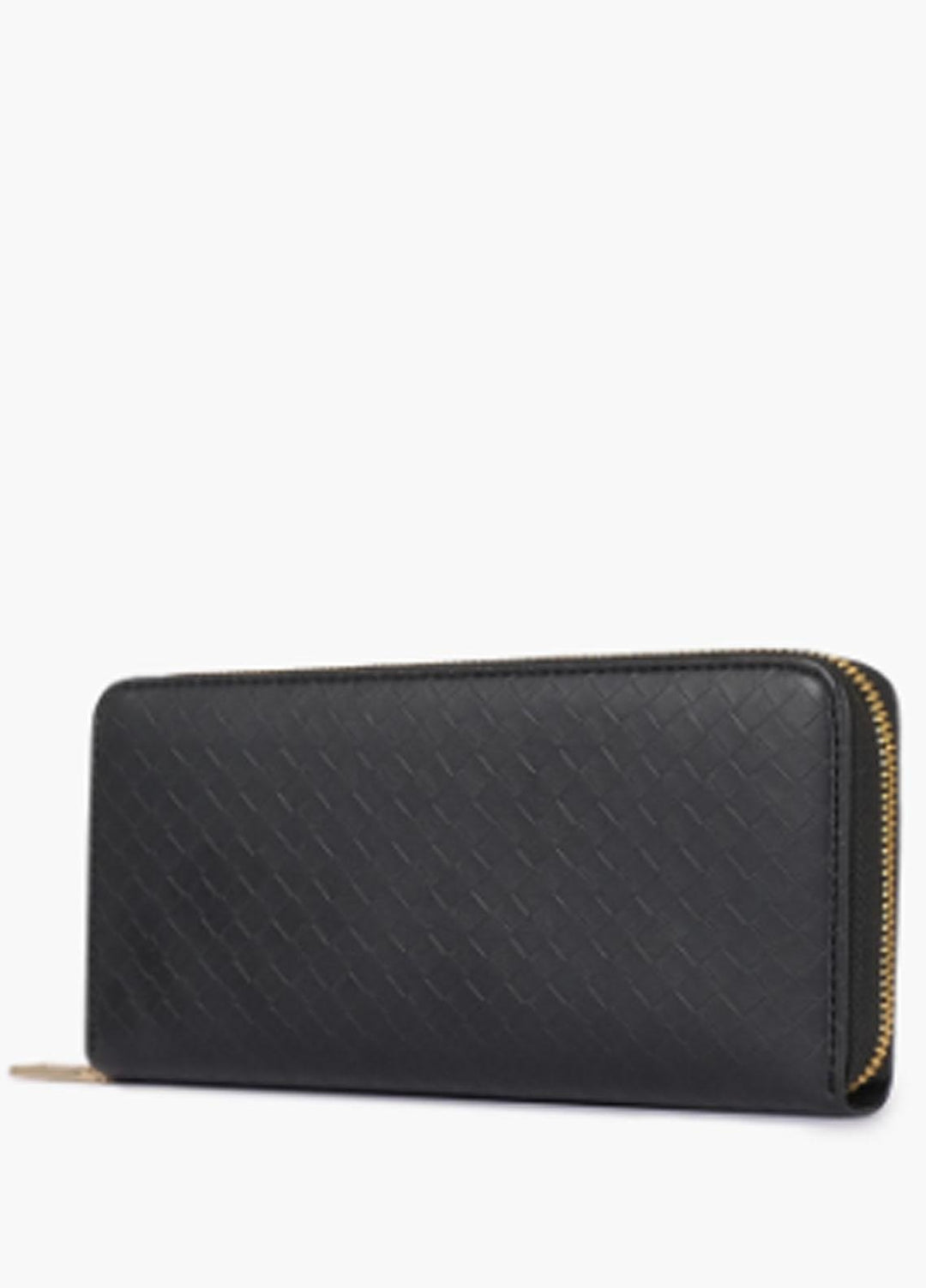 RTW Creation    Wallet RTW23WW WLT-01 Black Weave Pattern Wallet - Women Wallet Collection