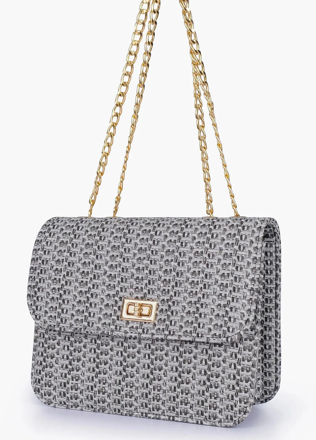 RTW Creation Woven Chain Cross Body Bag WCC-02