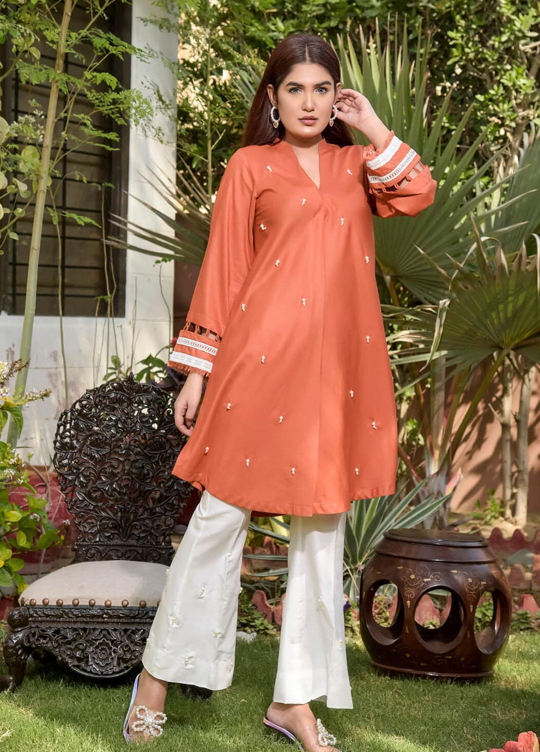 Rubys Couture Casual Pret Linen 2 Piece Suit Rustic Fall