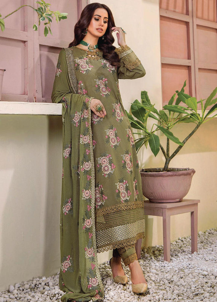 Rumli By Humdum Embroidered Karandi Suits Unstitched 3 Piece HD23RM D-05 - Formal Collection