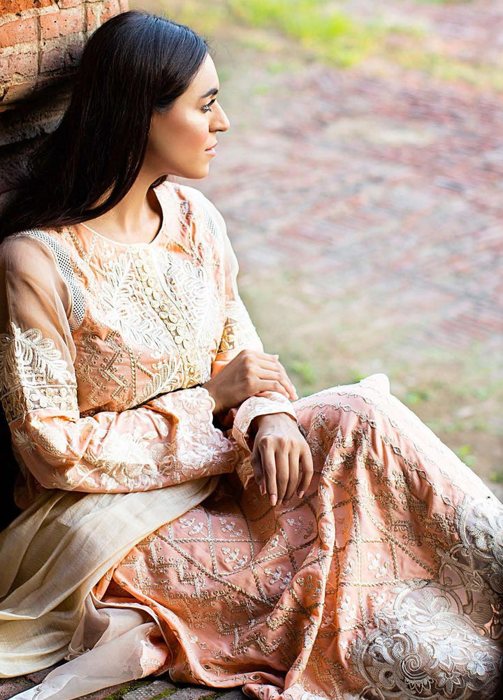 Saanjh By Zunuj Embroidered Lawn Suits Unstitched 3 Piece ZJ23S D-01 - Summer Collection