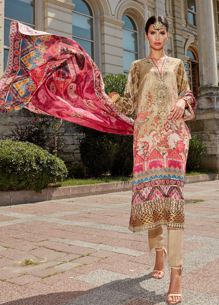 Sable Vogue Pret  Silk 3 Piece Dress SV22NF SRS-07