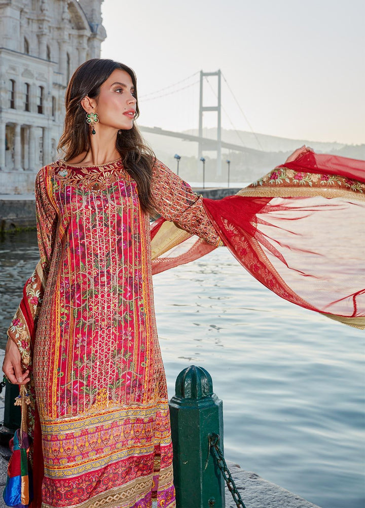 Sable Vogue Pret  Silk 3 Piece Dress SV22NF SRS-08