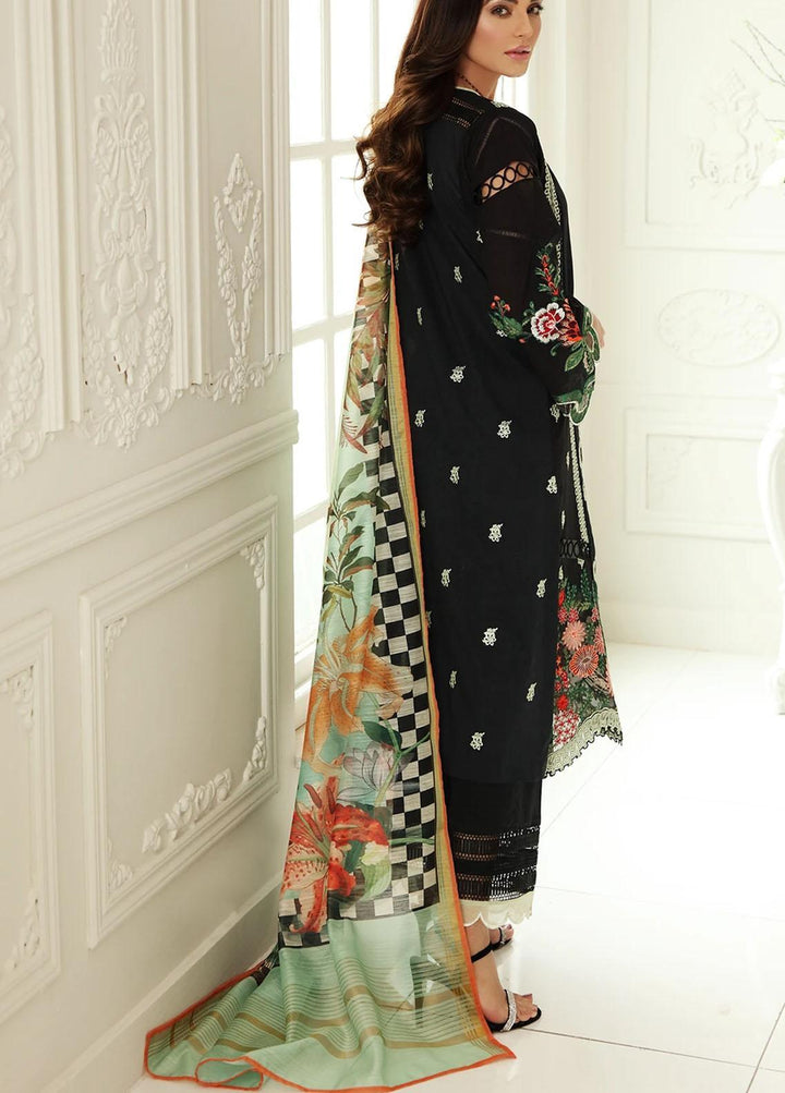 Sable Vogue Embroidered Lawn Suits Unstitched 3 Piece SV21-L2 03 Luna Forest - Luxury Collection