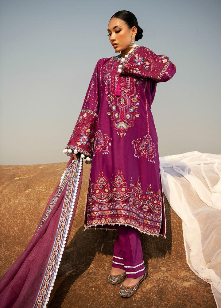 Safarnama By AIK Atelier Embroidered Lawn Suits Unstitched 3 Piece AIK22S Look 05 - Summer Collection